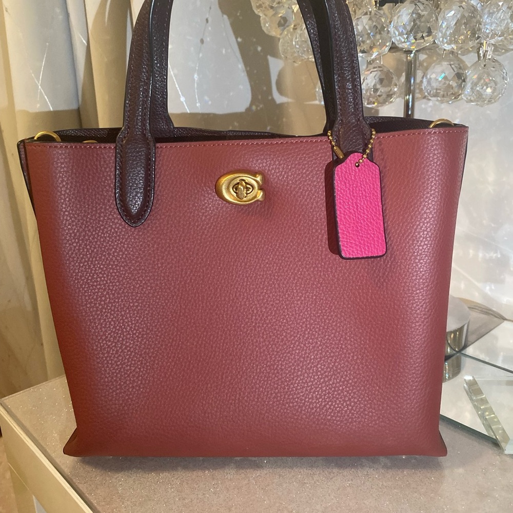 Coach Colorblock willow tote 24
